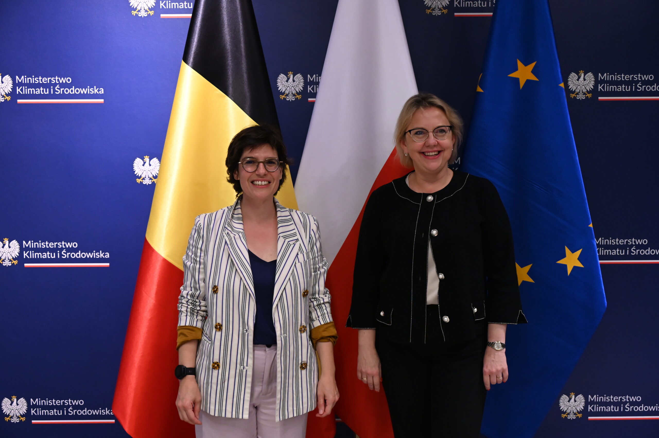 Minister Anna Moskwa spotkała się z minister ds. energii Belgii Tinne Van der Straeten, fot. MKiŚ