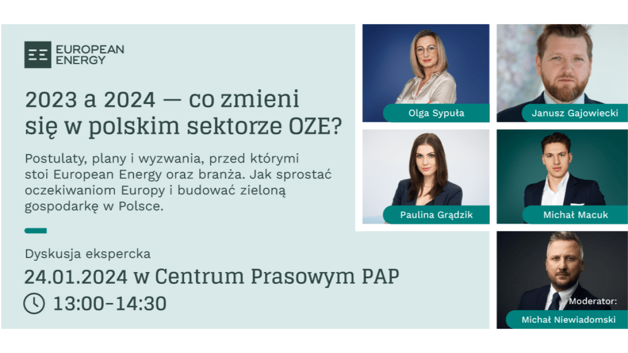 Konferencja „2023 a 2024 – co zmieni się w polskim sektorze OZE?”