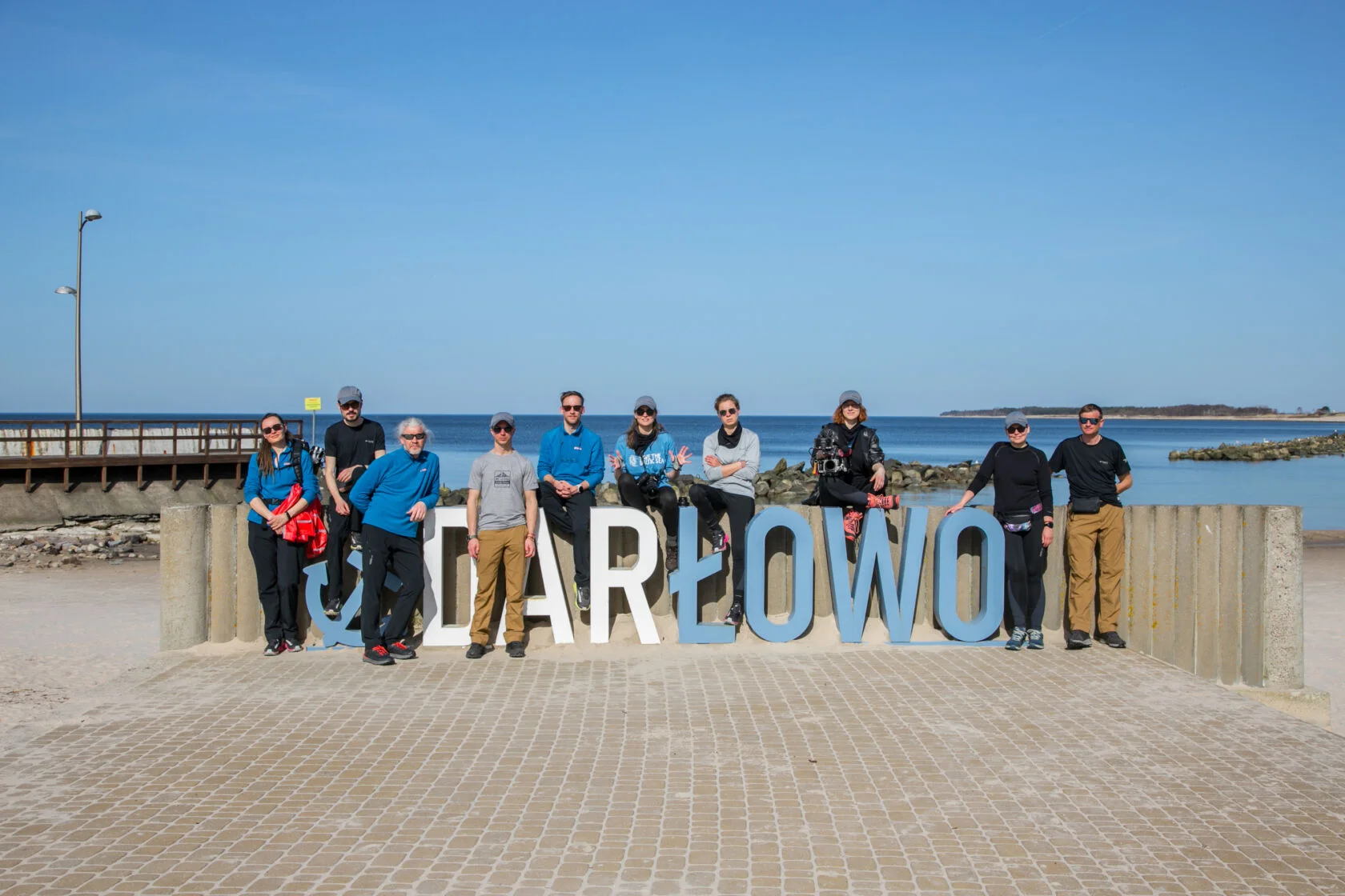 Uczestnicy wyprawy Save The Baltic Sea w Darłowie, fot. UM Darłowo