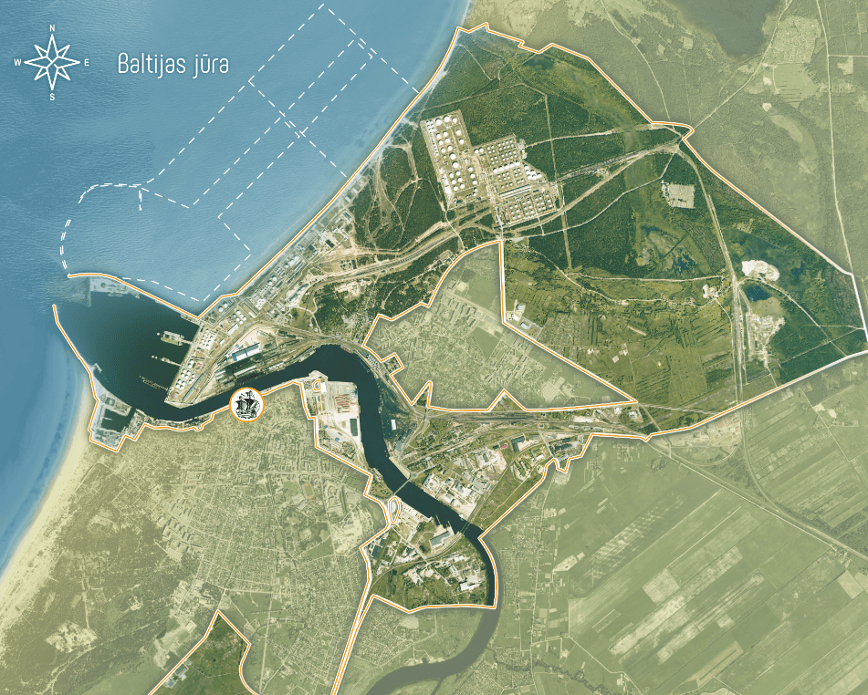 Kolejny port na Łotwie chce włączyć się w rozwój morskich farm wiatrowych Port w Ventspils (en)