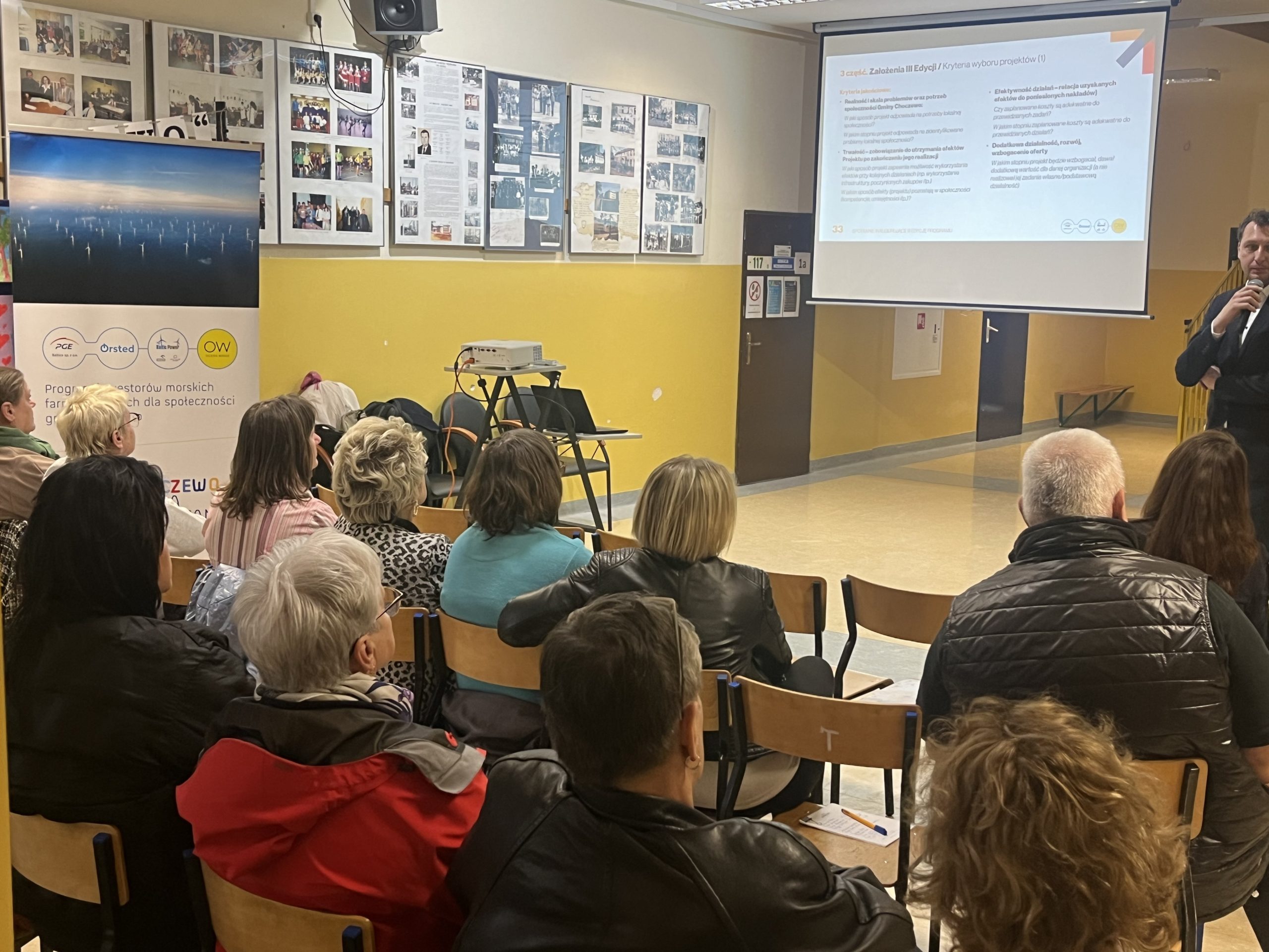 Mieszkańcy Choczewa zainteresowani grantami z programu wspieranego przez inwestorów offshore wind fot. Choczew. Gmina napędzana wiatrem