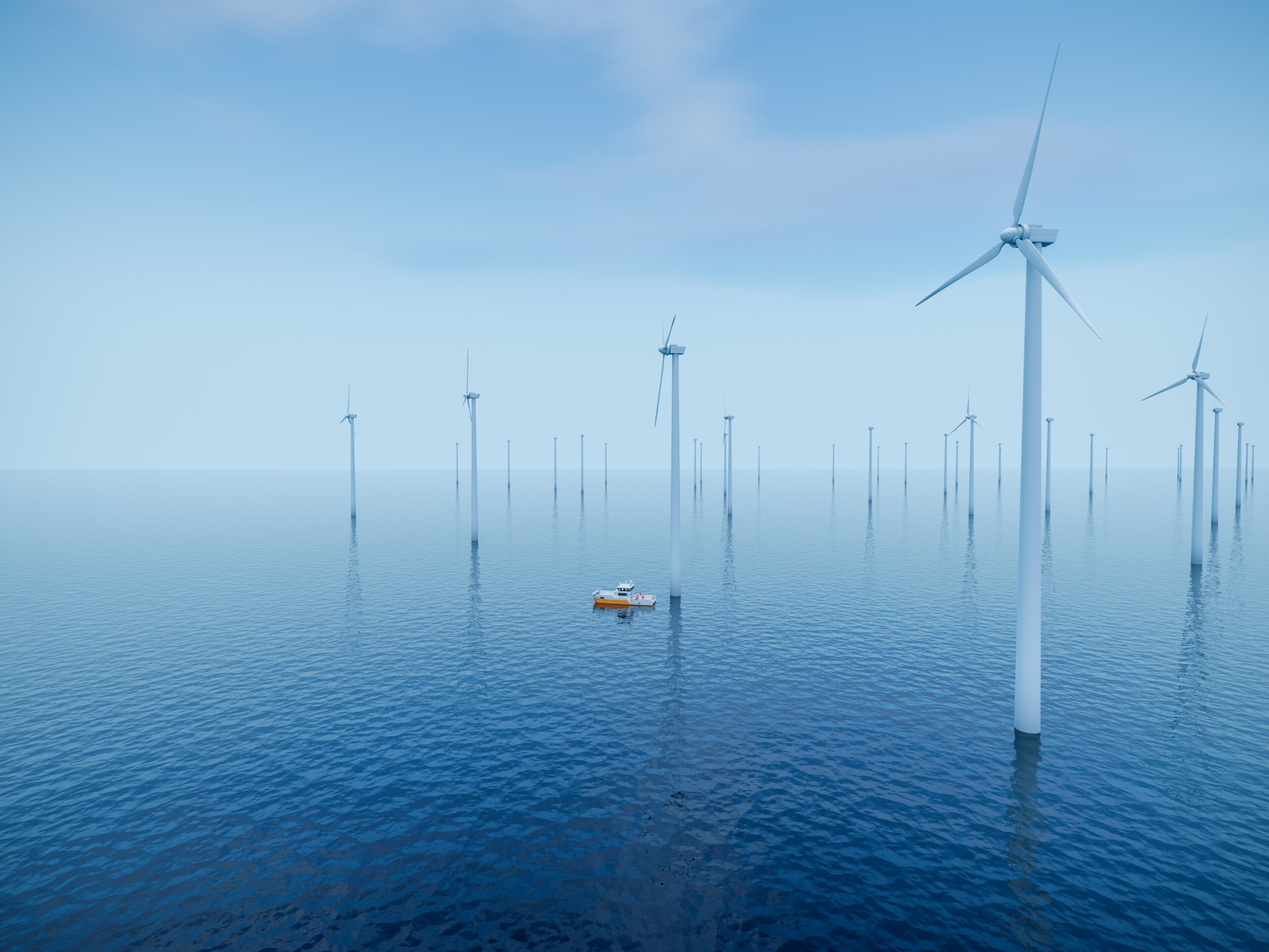 Morska farma wiatrowa, fot. AdobeStock