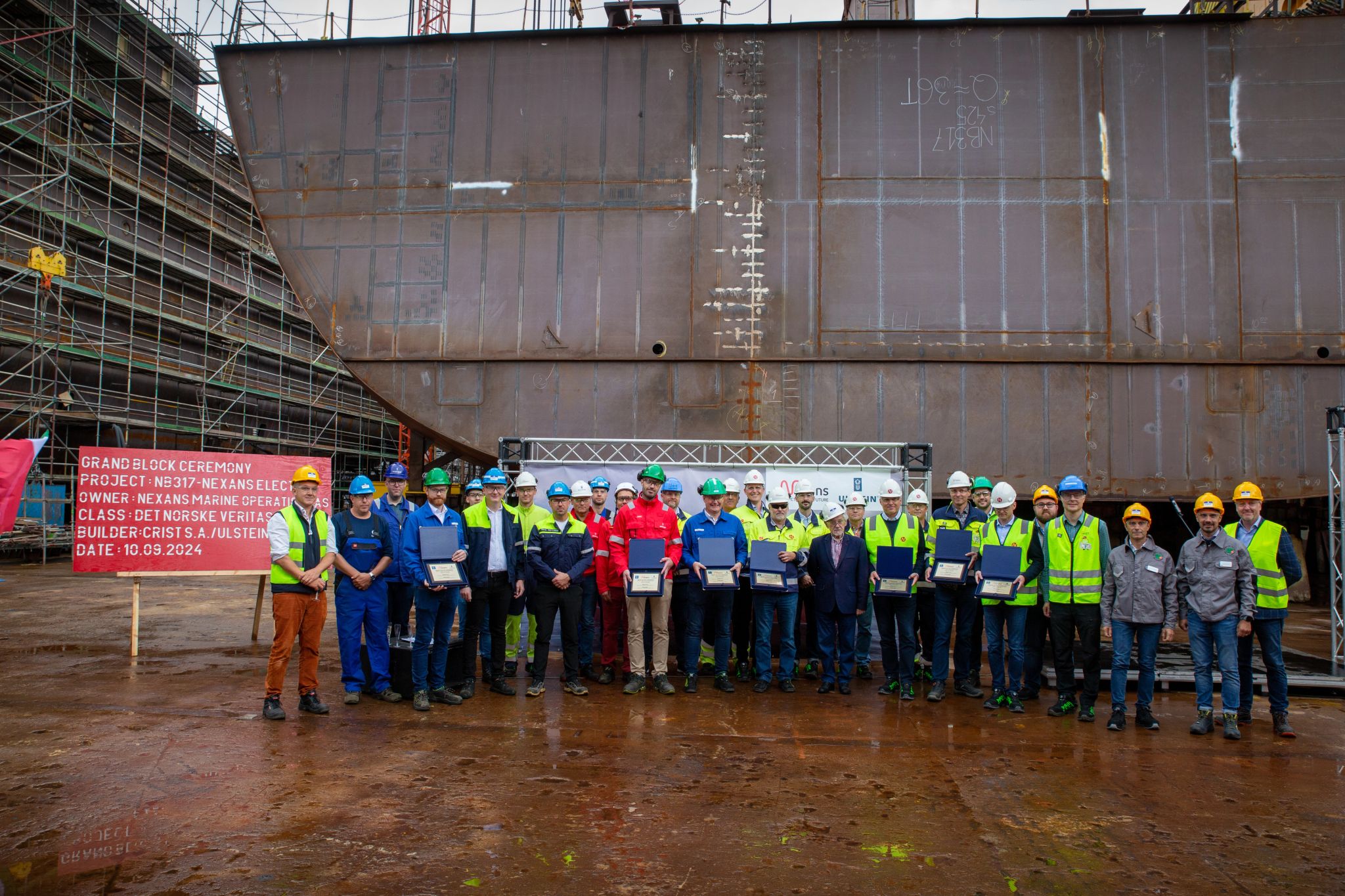 Uroczystość Grand block ceremony, fot. Crist
