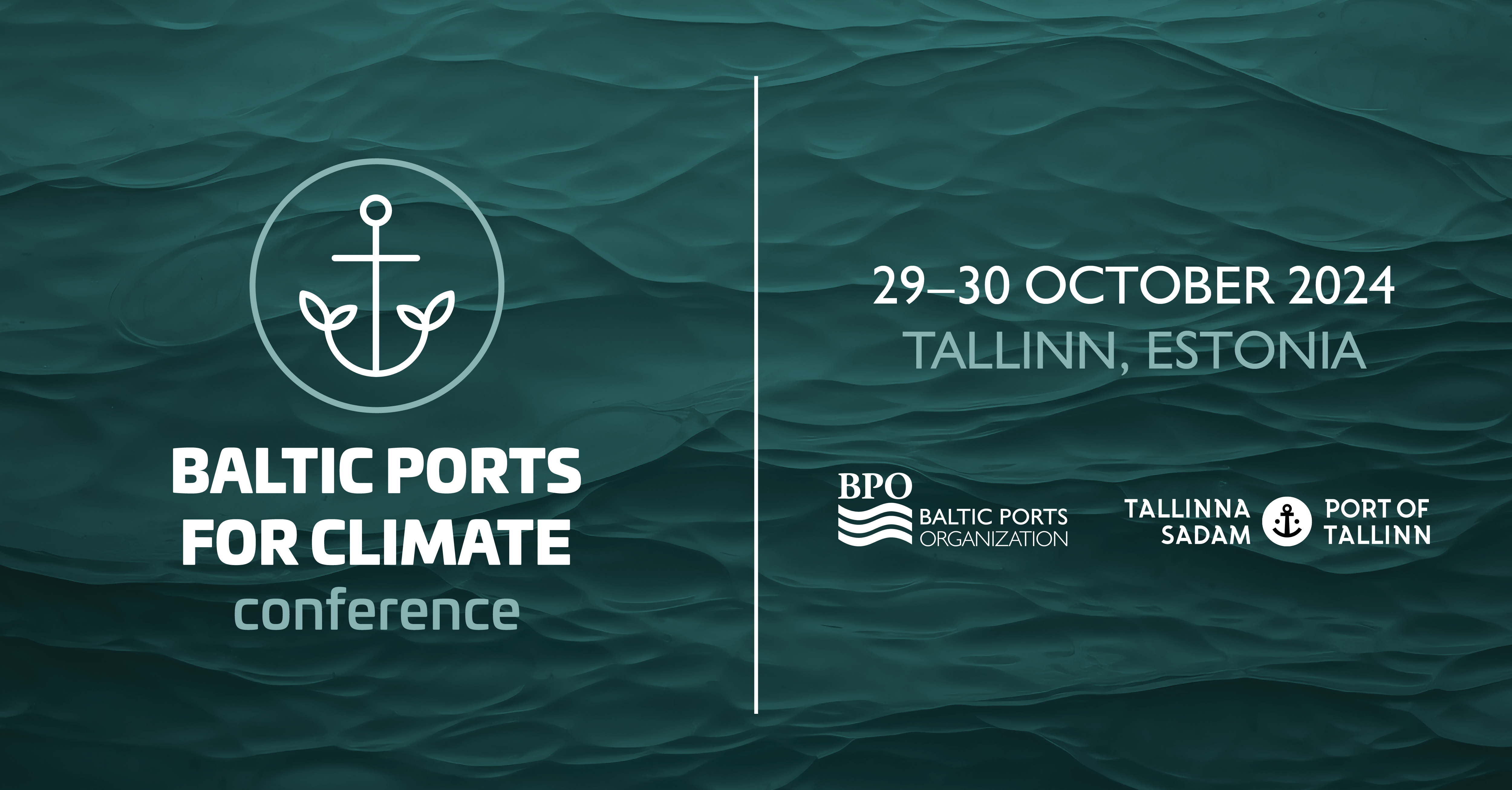 Jaka rolę odegrają porty w transformacji energetycznej? Weź udział w Konferencji Baltic Ports for Climate Climatic October in Tallinn with BPO