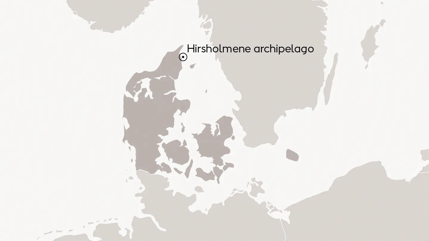 Ørsted i WWF utworzą rafy z wykorzystaniem zagrożonych gatunków małży w Danii Ørsted i WWF-Dania wybrały archipelag Hirsholmene w pobliżu Frederikshavn w północnej części Danii jako lokalizację dla projektu BioReef. Grafika: Ørsted