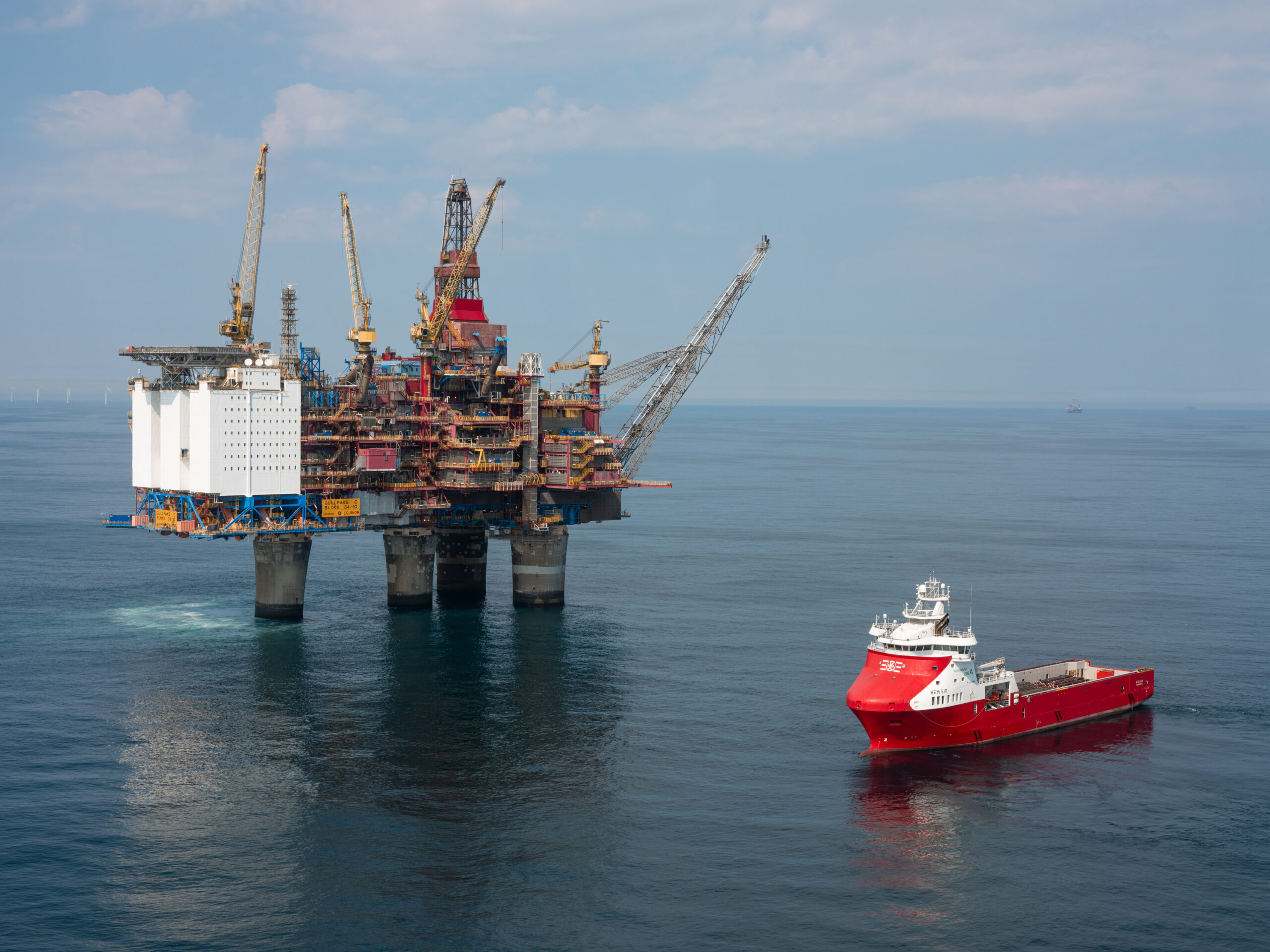 Polska proponuje misję patrolowania Bałtyku. PSEW: To mogą być polskie jednostki Instalacja offshore Gullfaks C, fot. PSEW