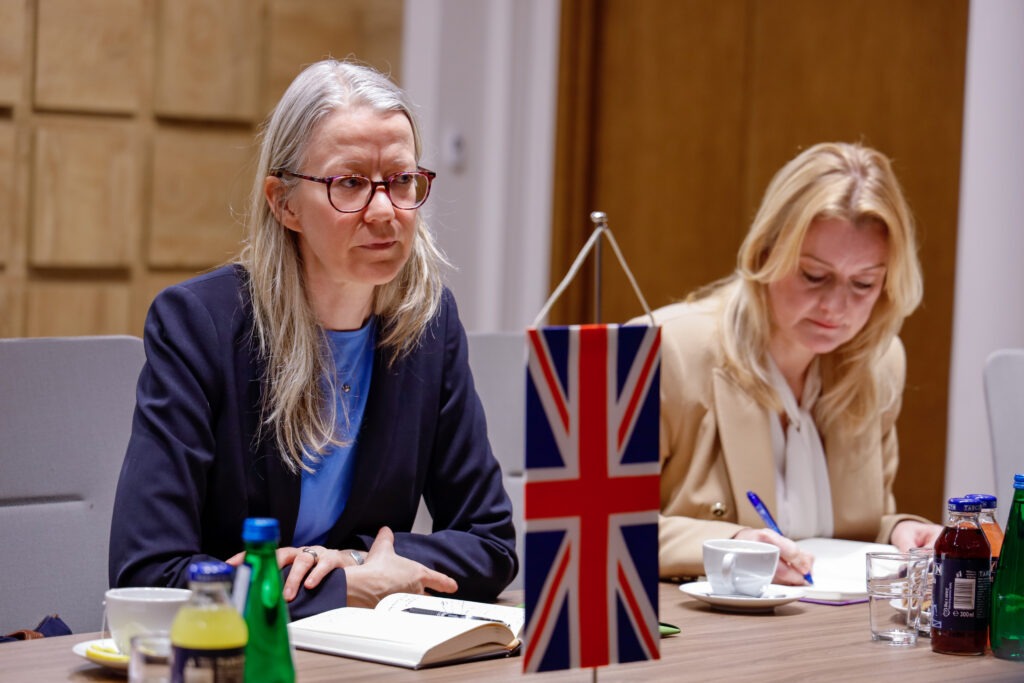 Ambasador Zjednoczonego Kr&oacute;lestwa Wielkiej Brytanii i Irlandii P&oacute;łnocnej Anna Clunes, fot. MKiŚ