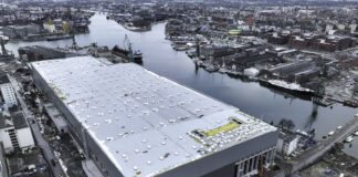 Postępy w budowie strategicznej fabryki dla offshore wind w Gdańsku. Otwarcie w maju Przyszła fabryka Baltic Towers w Gdańsku, fot. Agencja Rozwoju Przemysłu