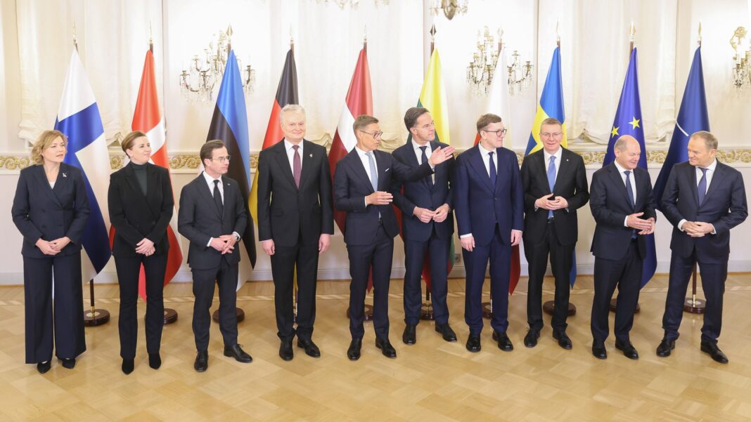 Family photo uczestników Baltic Sea NATO Allies Summit, fot. KPRM