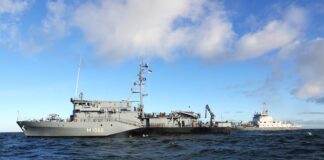 Bezpieczeństwo infrastruktury energetycznej na Bałtyku tematem kongresu w Warszawie FGS Datteln and HNLMS Luymes conducted a boat transfer January 13th in the Baltic Sea to train and practice operational activities together, fot. MARCOM - NATO Allied Maritime Command,