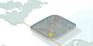 TenneT rozwija pierwszy hybrydowy interkonektor między Holandią a Wielką Brytanią Lionlink, Grafika: Tennet