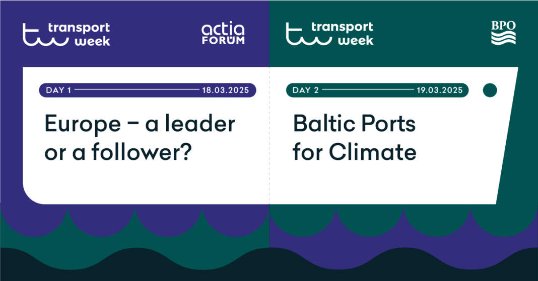 Transport Week 18-19 March 2025 Gdynia, Poland