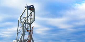 Zainstalowano 2 z 78 monopali. Ruszyła budowa farmy Baltic Power Budowa Baltic Power oraz jednostka Svanen, fot. Orlen