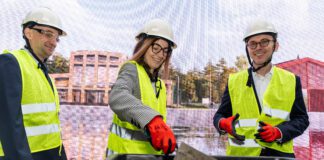 Equinor rozpoczął budowę strategicznej bazy serwisowej w Łebie Wmurowanie kamienia węgielnego w Łebie pod bazę O&M, fot. Equinor