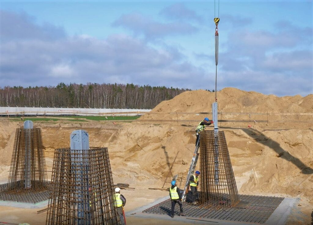 Budowa linii relacji Choczewo – Żarnowiec, fot. PSE