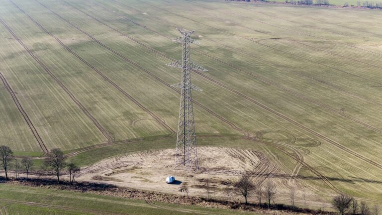 Budowa linii relacji Choczewo – Żarnowiec, fot. PSE