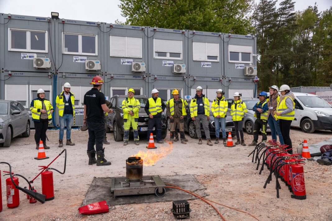 Dni bezpieczeństwa na terenie przyszłej bazy serwisowej Equinora w Łebie, fot. Equinor