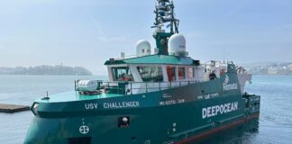 Bezzałogowy statek USV Challenger wkracza do służby na Morzu Północnym USV Challenger