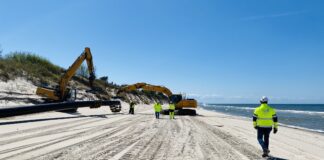 200-tonowe rury HDPE dotarły z Norwegii to Polski. To element projektów Bałtyk 2 i 3 Baltyk 2 i Baltyk 3 - transport rur HDPE, fot. Equinor, Polenergia