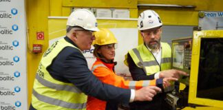 Pierwsze cięcie stali w polskiej fabryce. Rozpoczęła się produkcja komponentów dla Baltica 2 Pierwsze cięcie stali w polskiej fabryce - rozpoczęła się produkcja secondary structures dla Baltica 2, fot. PGE Polska Grupa Energetyczna, Orsted