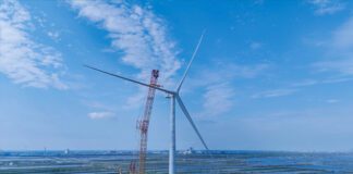 Chiński koncern instaluje morską turbinę wiatrową o mocy 26 MW Turbina o mocy 26 MW, fot. Donfang Electric Corporation