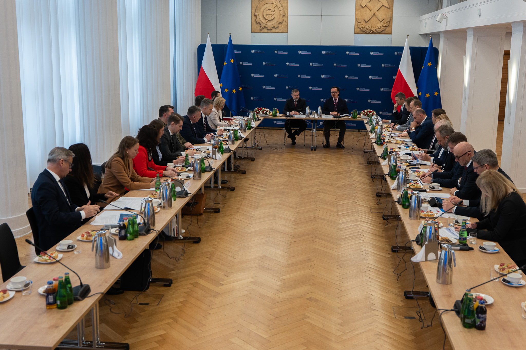 Pierwsze posiedzenie Zespołu ds. Udziału Komponentu Krajowego w Kluczowych Procesach Inwestycyjnych, fot. MAP