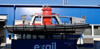 Bezzałogowy DriX H-8 rozpoczyna misję na Bałtyku Bezzałogowy pojazd Drix H-8, fot. Orlen Petrobaltic